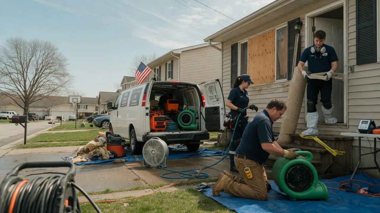 Water Damage Restoration in Meriden, KS near me